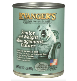 Evangers Evanger's Heritage Classic Senior & Weight Management Dinner Dog Food 12.5oz