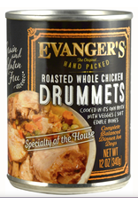 Evangers Evanger's Hand Packed Roasted Chicken Drummet Dinner Dog Food 12oz