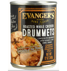 Evangers Evanger's Hand Packed Roasted Chicken Drummet Dinner Dog Food 12oz