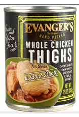 Evangers Evanger's Hand Packed Whole Chicken Thighs Dog Food 12oz