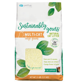 Sustainably Yours Sustainably Yours Multi Cat Large Grain Natural Cat Litter