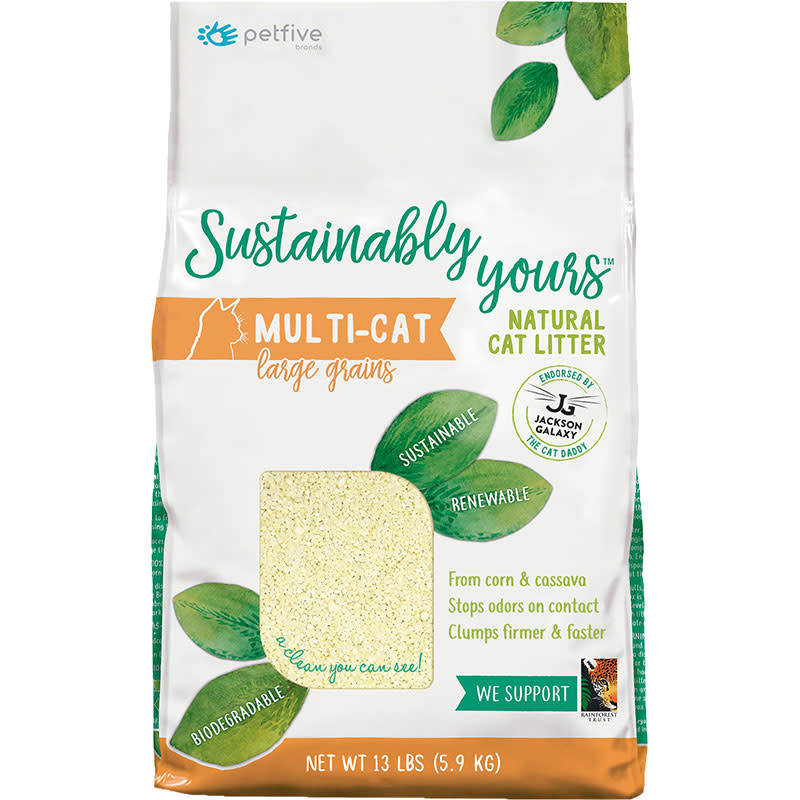 Sustainably Yours Multi Cat Large Grain Natural Cat Litter Everett