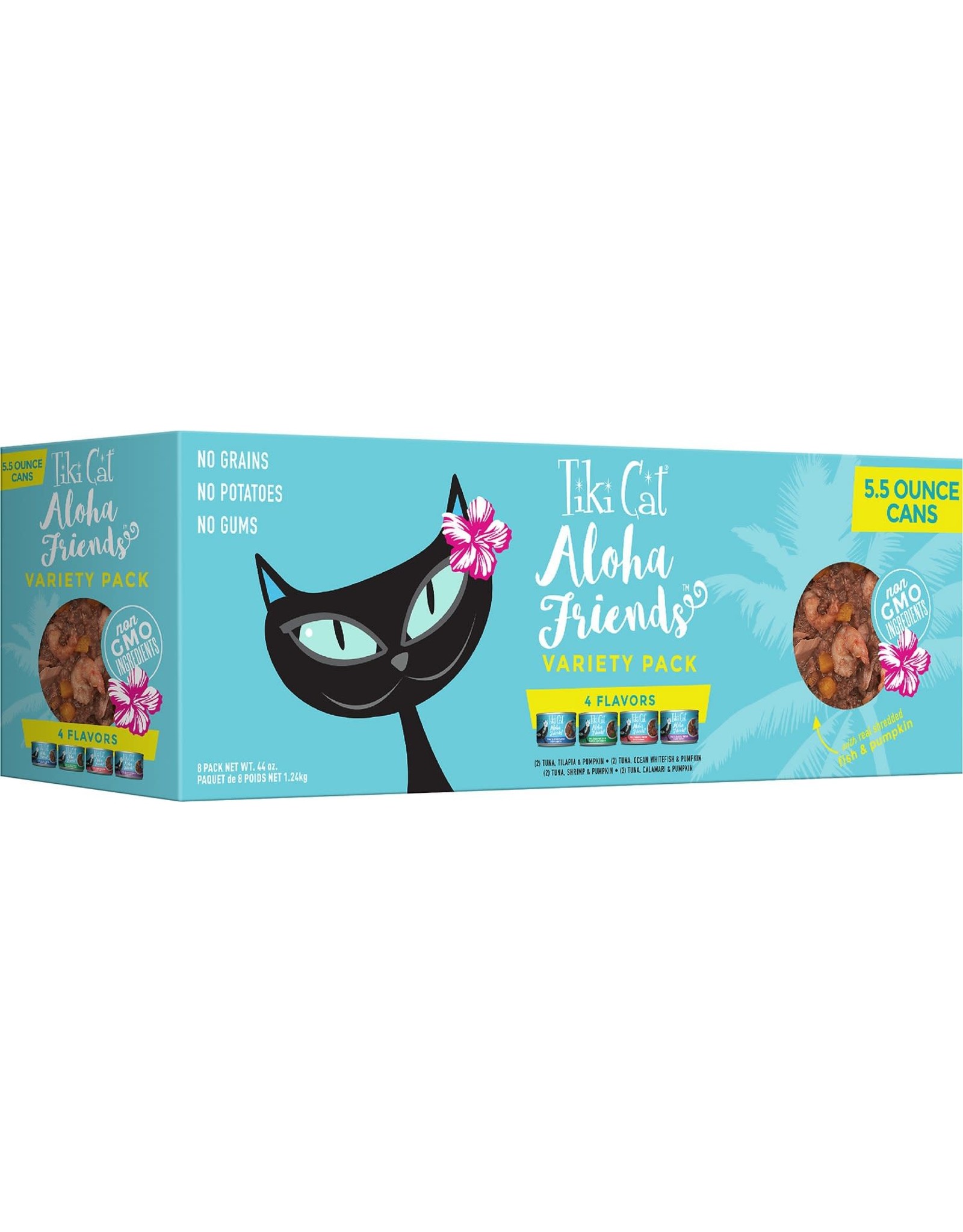 Tiki Cat Tiki Cat Aloha Friends Variety Pack Cat Food 5.5oz 8pk