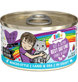 Weruva Weruva BFF OMG Best Day Eva! Beef & Salmon Dinner in Gravy Cat Food 2.8oz