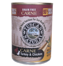 Tuscan Natural Tuscan Natural GF Carne Turkey & Chicken Dog Food 12oz