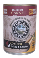 Tuscan Natural Tuscan Natural GF Carne Turkey & Chicken Dog Food 12oz