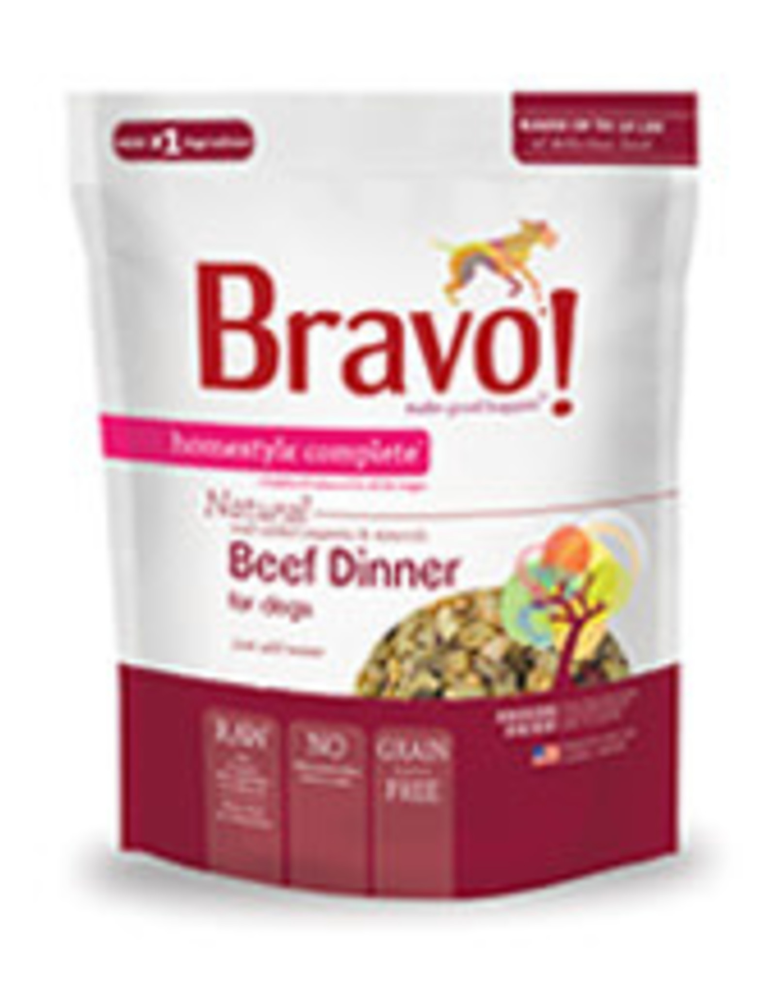 Bravo Bravo Freeze Dried Homestyle Beef Dinner for Dogs