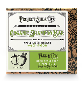 Project Sudz Project Sudz Organic Shampoo Bar - Flea & Tick Relief 4oz