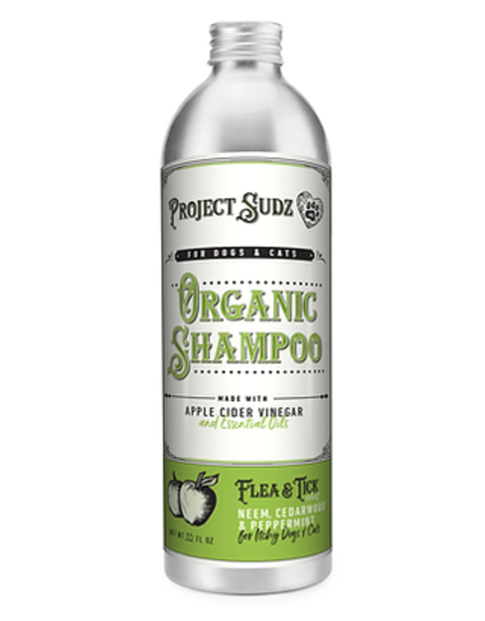 Project Sudz Organic Shampoo- Flea & Tick Relief 10oz