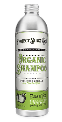 Project Sudz Organic Shampoo- Flea & Tick Relief 10oz - Everett Pet ...