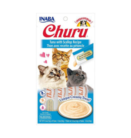 Inaba Inaba Churu Purees Tuna w/Scallop 4-Tube/pk