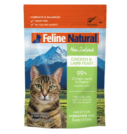 K9 Natural Feline Natural Chicken & Lamb Feast Cat Food 3oz Pouch