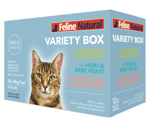 Feline Natural Variety Pack Cat Food 3oz Pouch 12/cs - Everett Pet