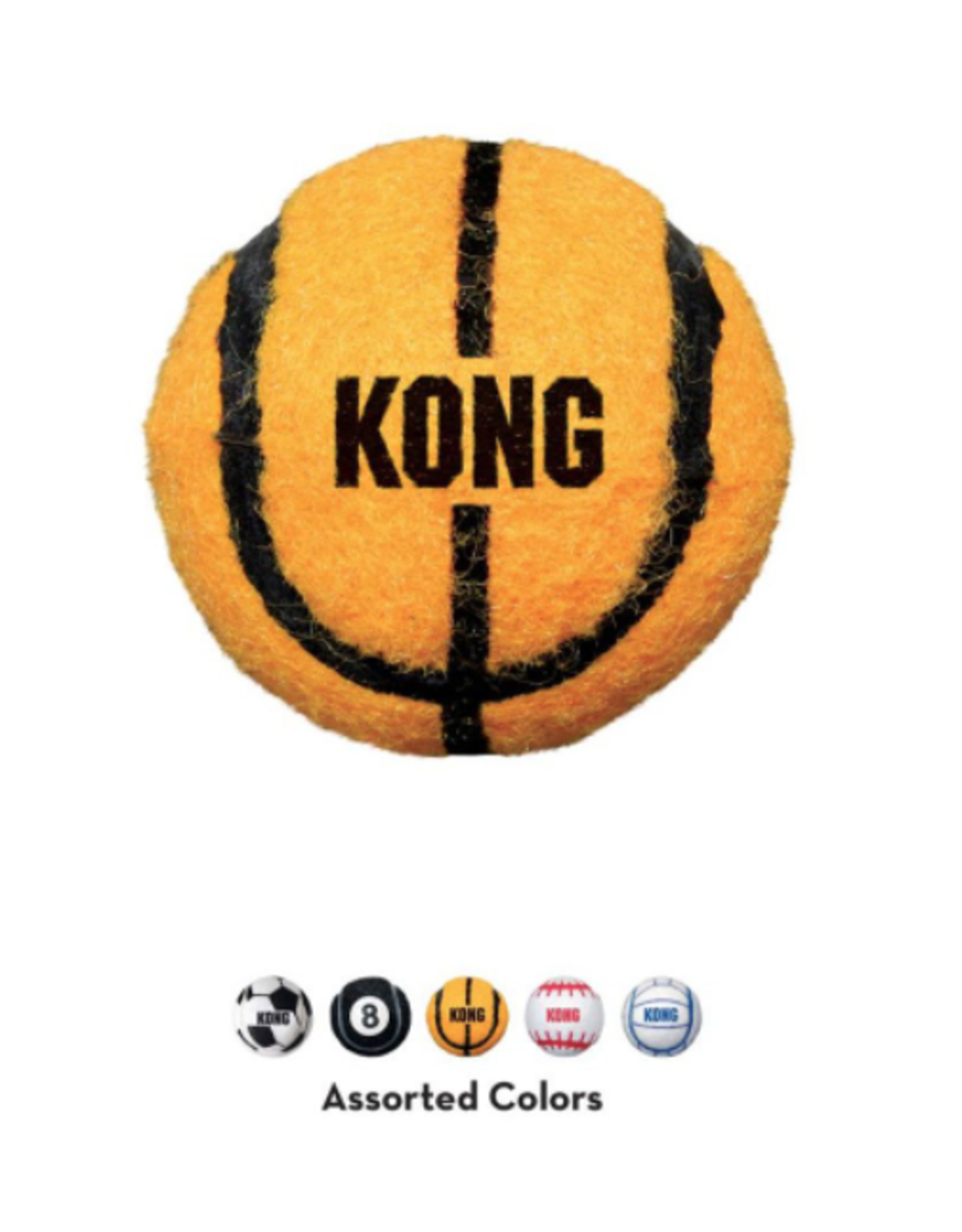 Kong Kong Sports Ball X-Small Assorted Colors 3pk