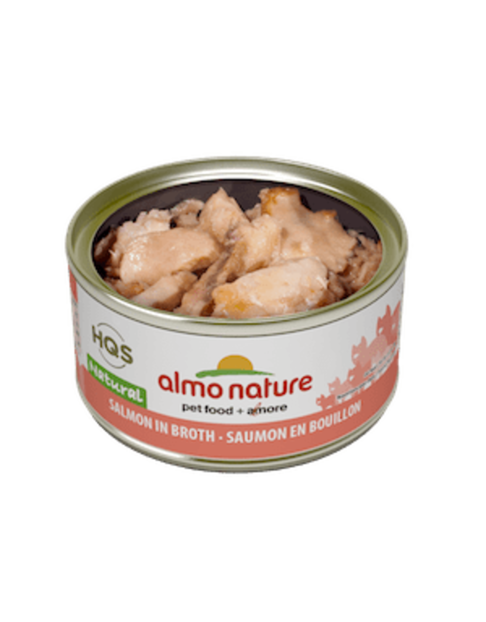 Almo Nature Almo Nature HQS Natural Salmon in Broth Cat Food 2.47oz