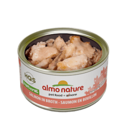 Almo Nature Almo Nature HQS Natural Salmon in Broth Cat Food 2.47oz