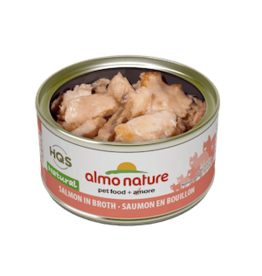 Almo Nature Almo Nature HQS Natural Salmon in Broth Cat Food 2.47oz