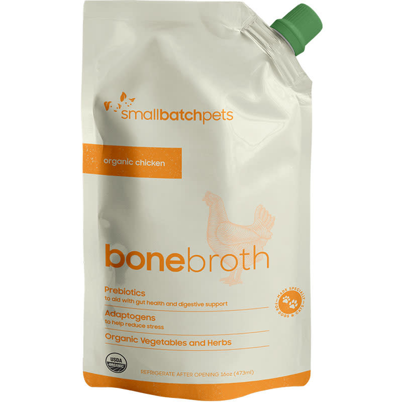 Small Batch Organic Chicken Bone Broth 16oz Everett Pet Nutrition LLC