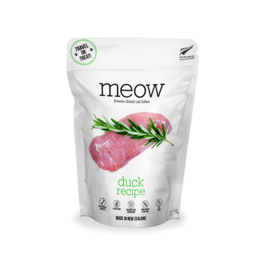 The New Zealand Natural Pet Food Company Meow Freeze Dried Duck Recipe Cat Food