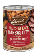 Merrick Merrick BBQ Kansas City Style w/Chopped Pork Dog Food 12.7oz