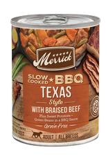 Merrick Merrick BBQ Texas Style w/Braised Beef Dog Food 12.7oz