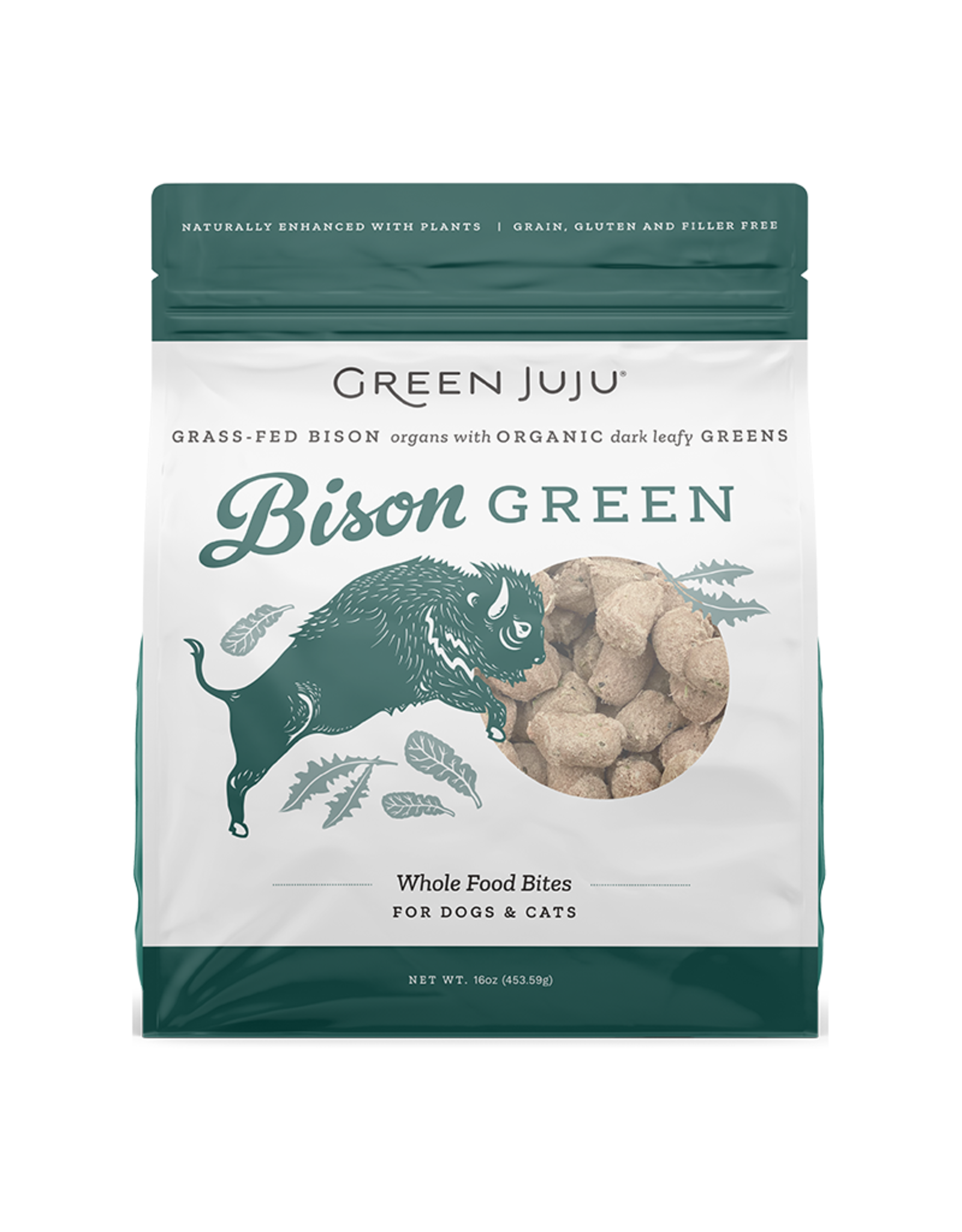 Green Juju Green Juju Bison Green Freeze Dried Whole Food Bites for Dogs & Cats