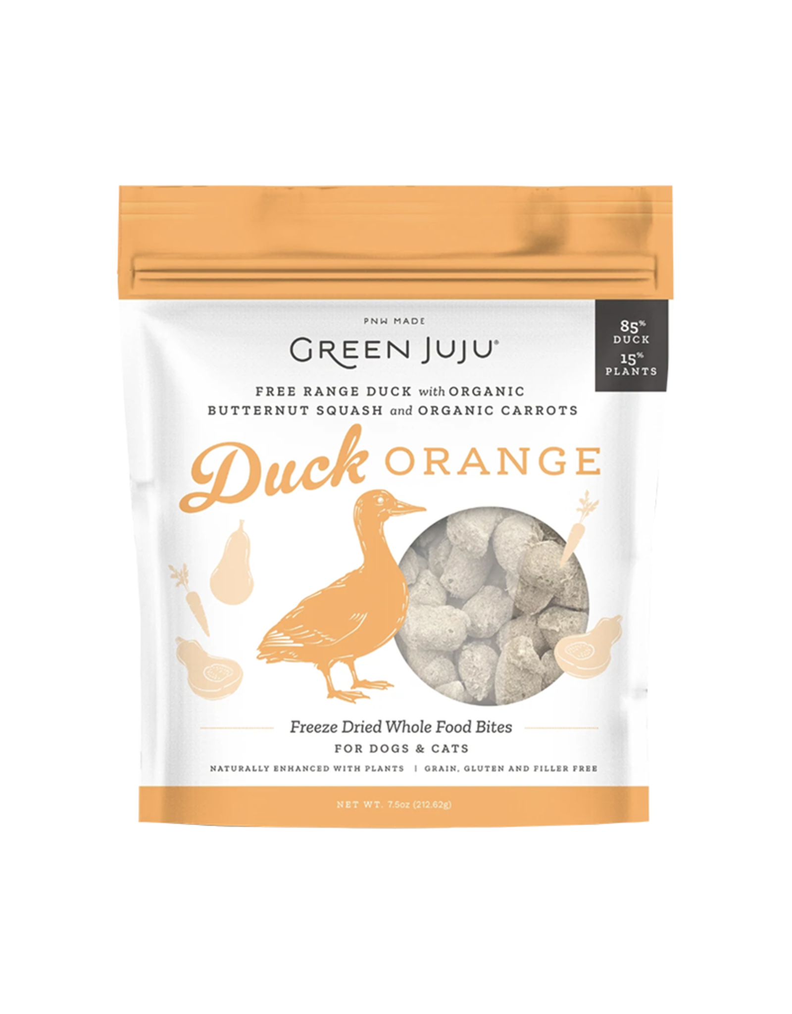 Green Juju Green Juju Freeze Dried Duck Orange