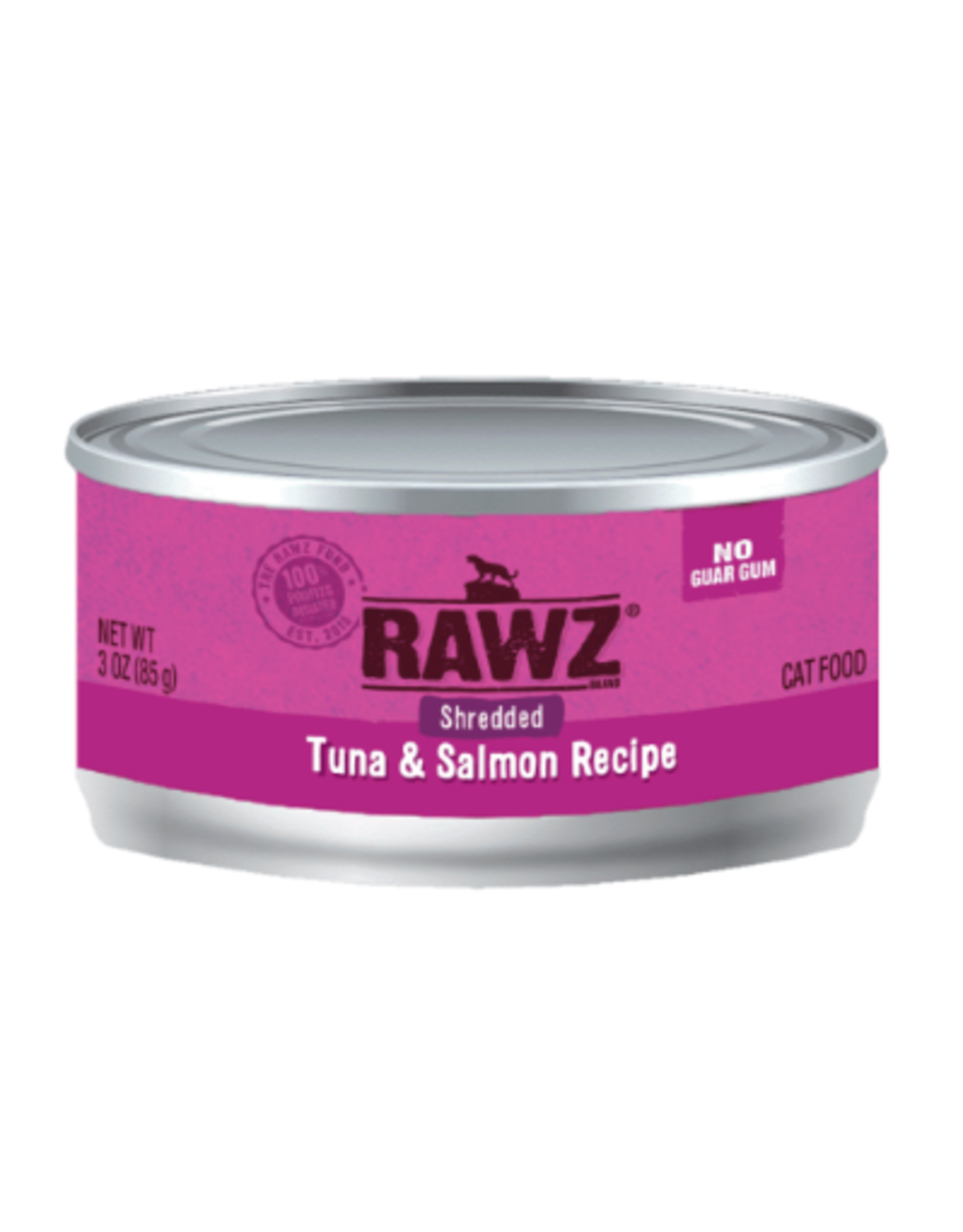 Rawz Rawz Shredded Tuna & Salmon Wet Cat Food 3oz