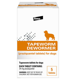 Elanco Elanco Tapeworm Dewormer 5 Tabs