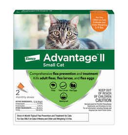 Elanco Elanco Advantage II Flea Treatment Small Cat 5-9 lbs. 2pk