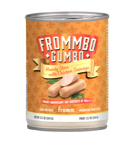 Fromm Frommbo Gumbo Hearty Stew w/Chicken Sausage Wet Dog Food 12.5oz