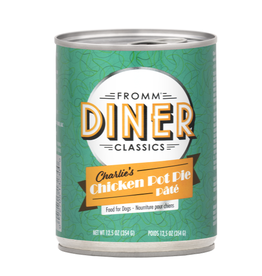 Fromm Fromm Diner Classics Charlie's Chicken Pot Pie Pate Wet Dog Food 12.5oz
