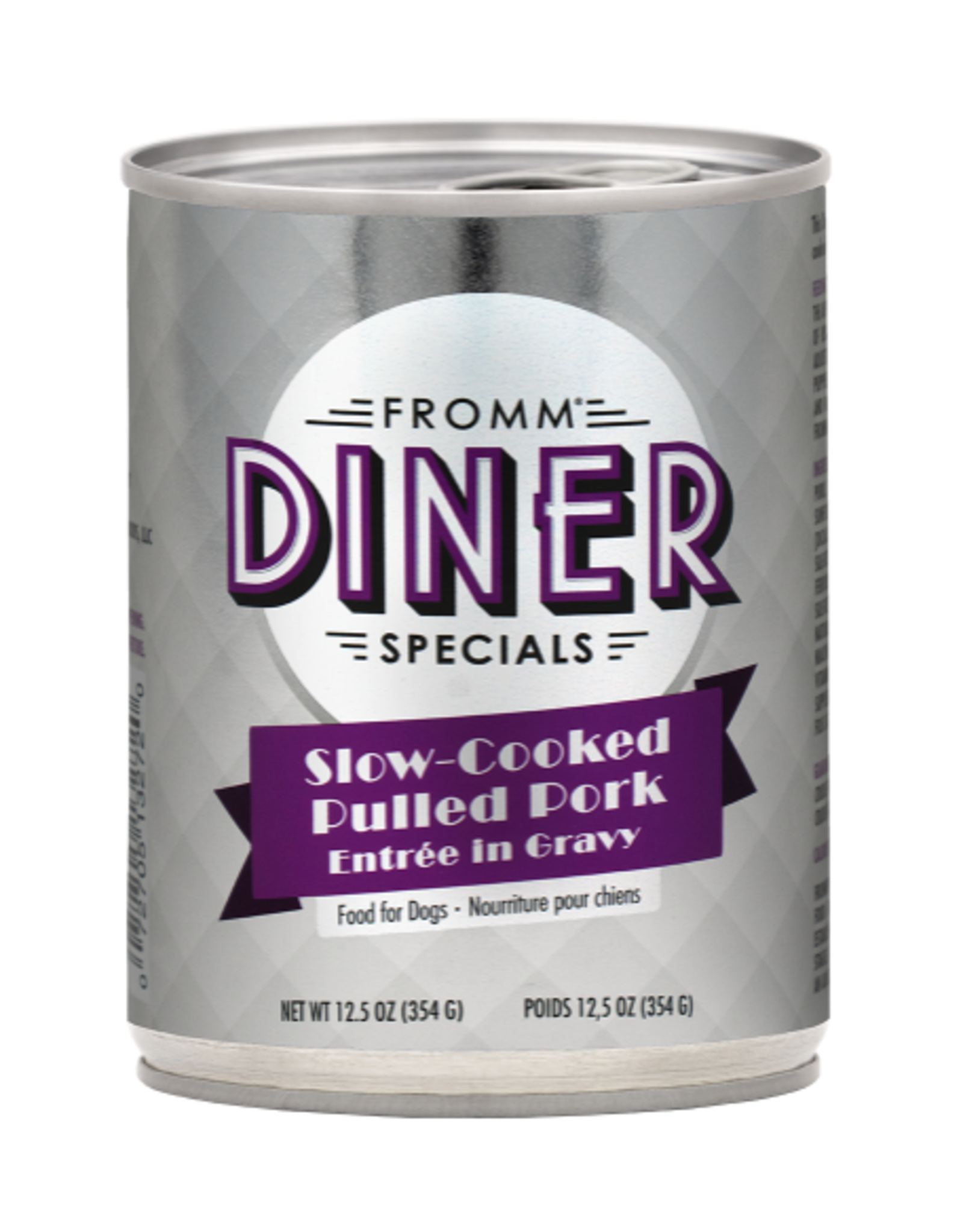Fromm Fromm Diner Specials Slow Cooked Pulled Pork Entree in Gravy Wet Dog Food 12.5oz