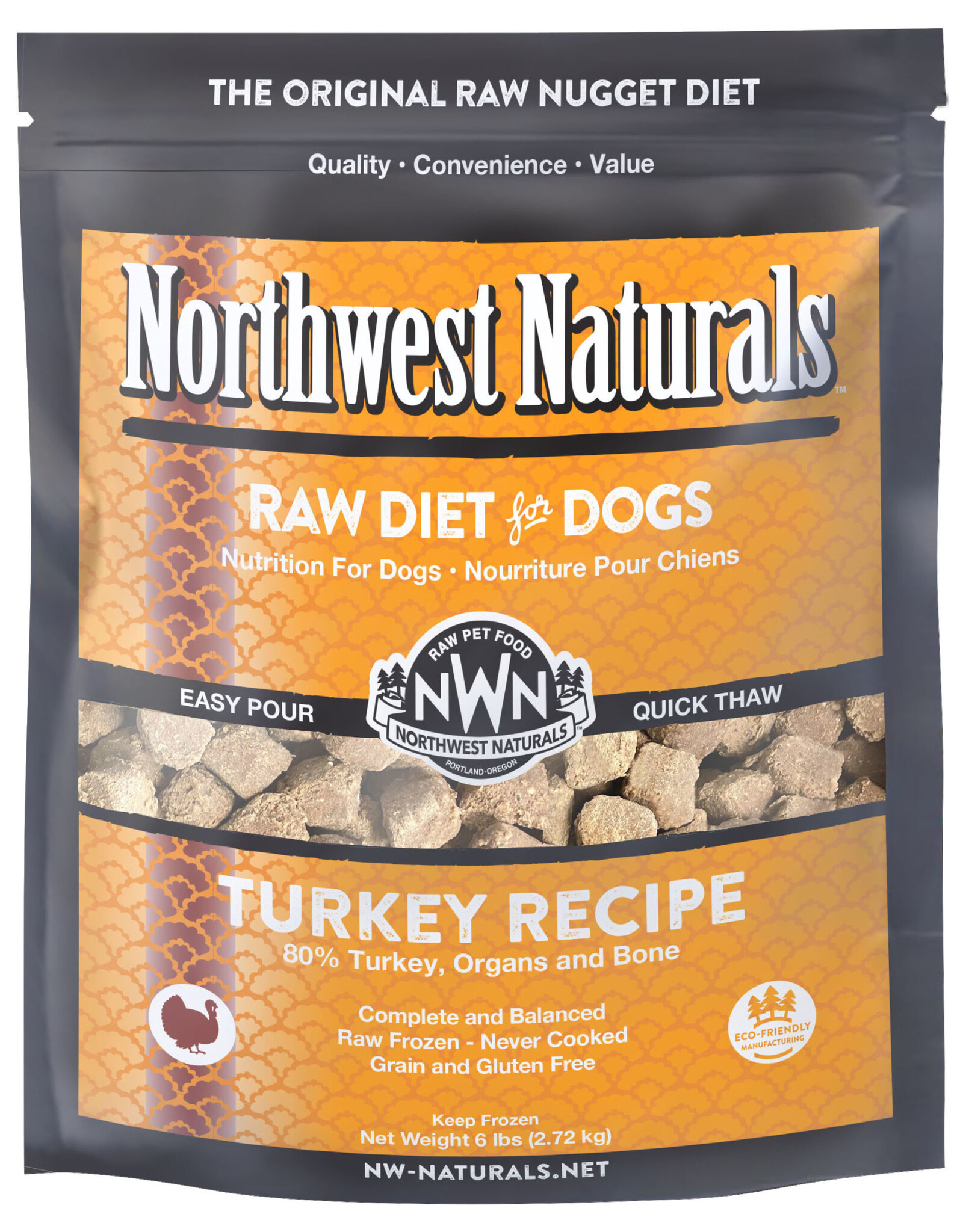 Northwest Naturals Northwest Naturals Raw Diet For Dogs Turkey Recipe Dinner Nuggets