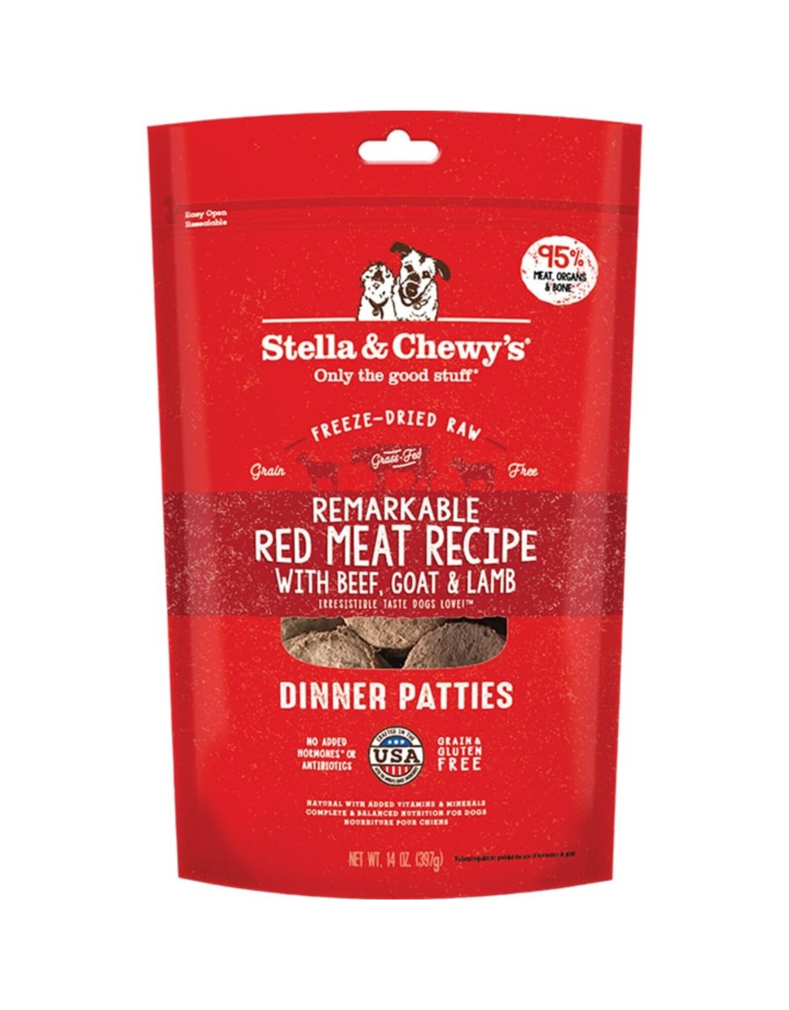 Stella & Chewy's Stella & Chewy's Freeze Dried Raw Red Meat Blend Dinner Patties 14oz