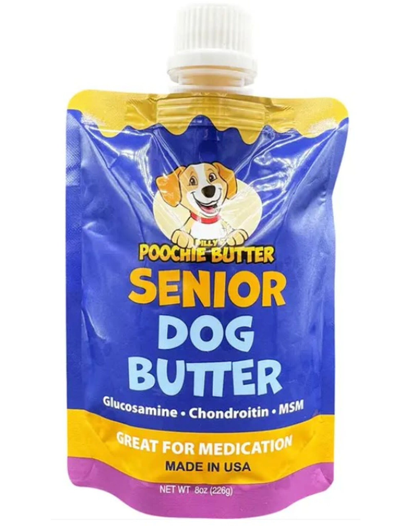 Poochie Butter Senior Dog Butter Squeezie 8.2oz