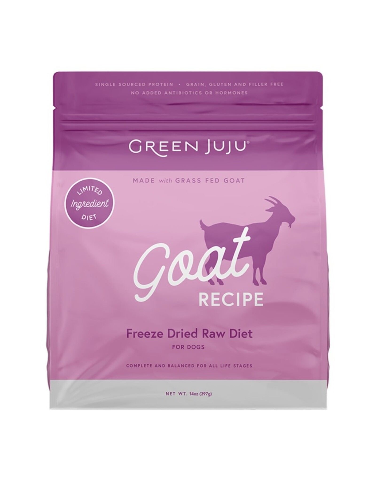 Green Juju Green Juju Freeze-Dried Goat Recipe Dog Food 14oz