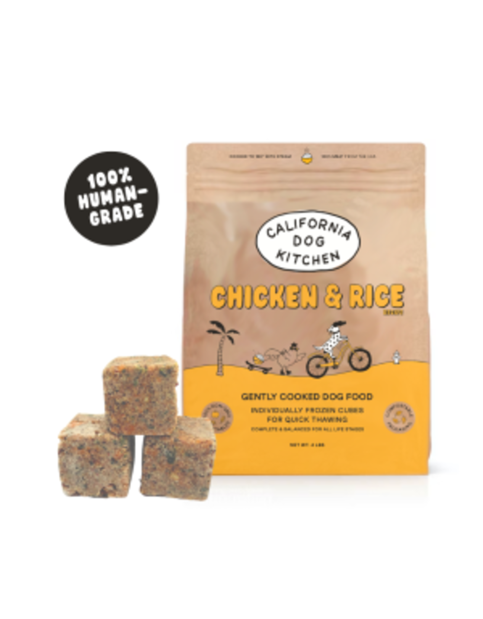 California Dog Kitchen California Dog Kitchen Gently Cooked Chicken & Rice Dog Food
