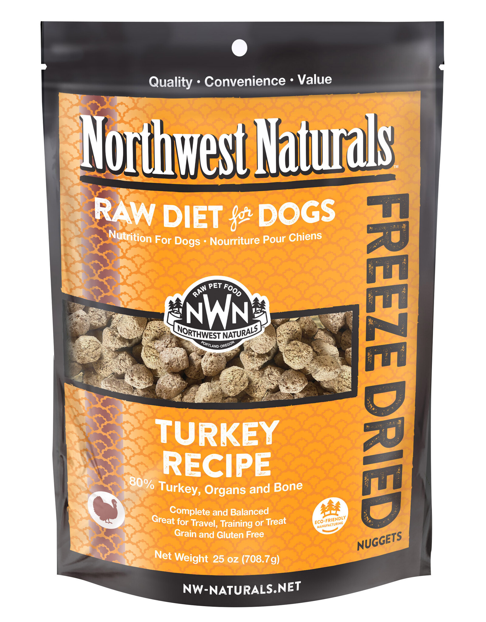 Northwest Naturals Northwest Naturals Raw Diet for Dogs Freeze Dried Nuggets Turkey Recipe