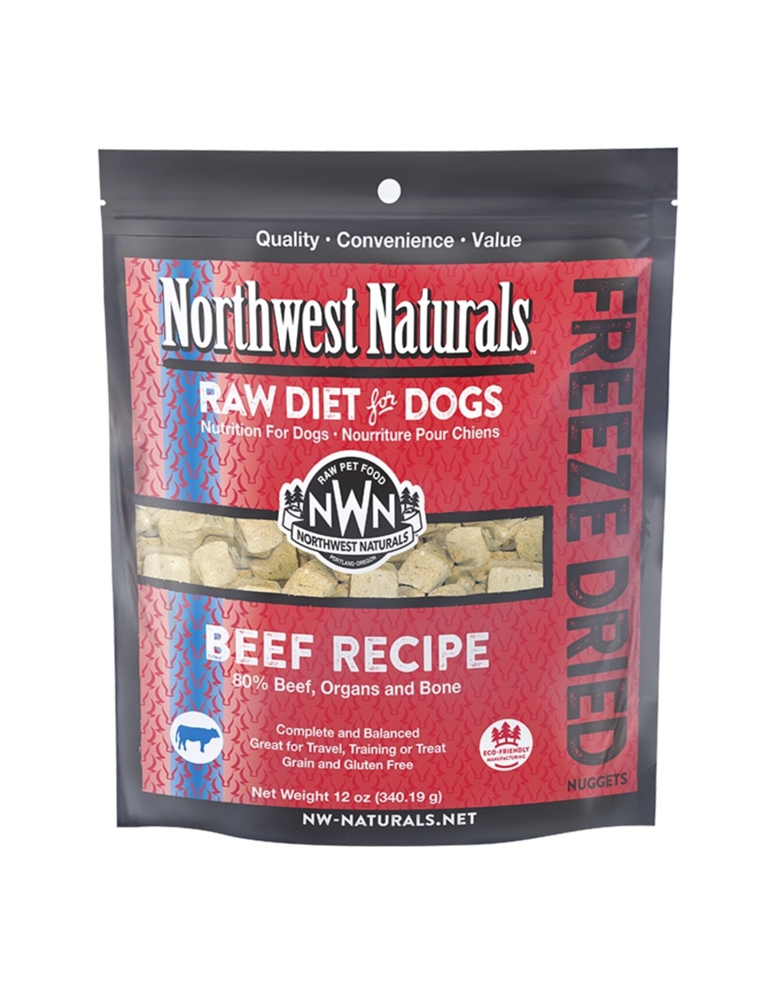 Northwest Naturals Northwest Naturals Raw Diet for Dogs Freeze Dried Nuggets Beef Recipe