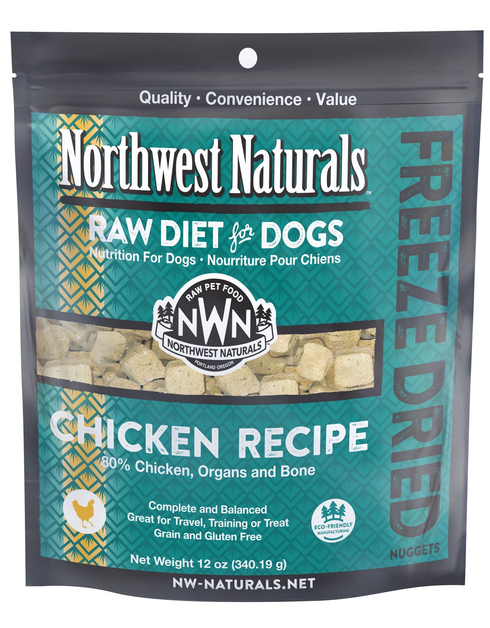 Northwest Naturals Northwest Naturals Raw Diet for Dogs Freeze Dried Nuggets Chicken Recipe