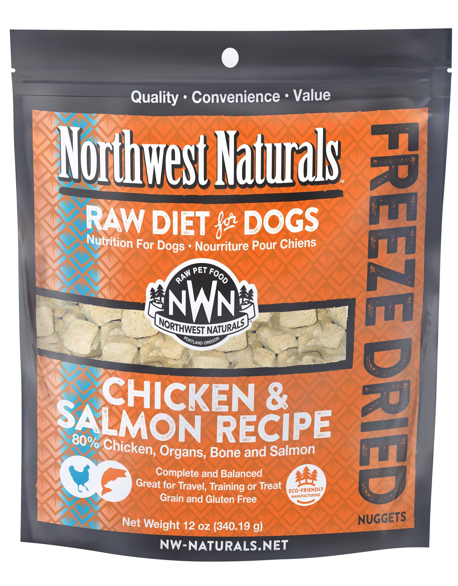 Northwest Naturals Northwest Naturals Raw Diet for Dogs Freeze Dried Nuggets Chicken & Salmon Recipe