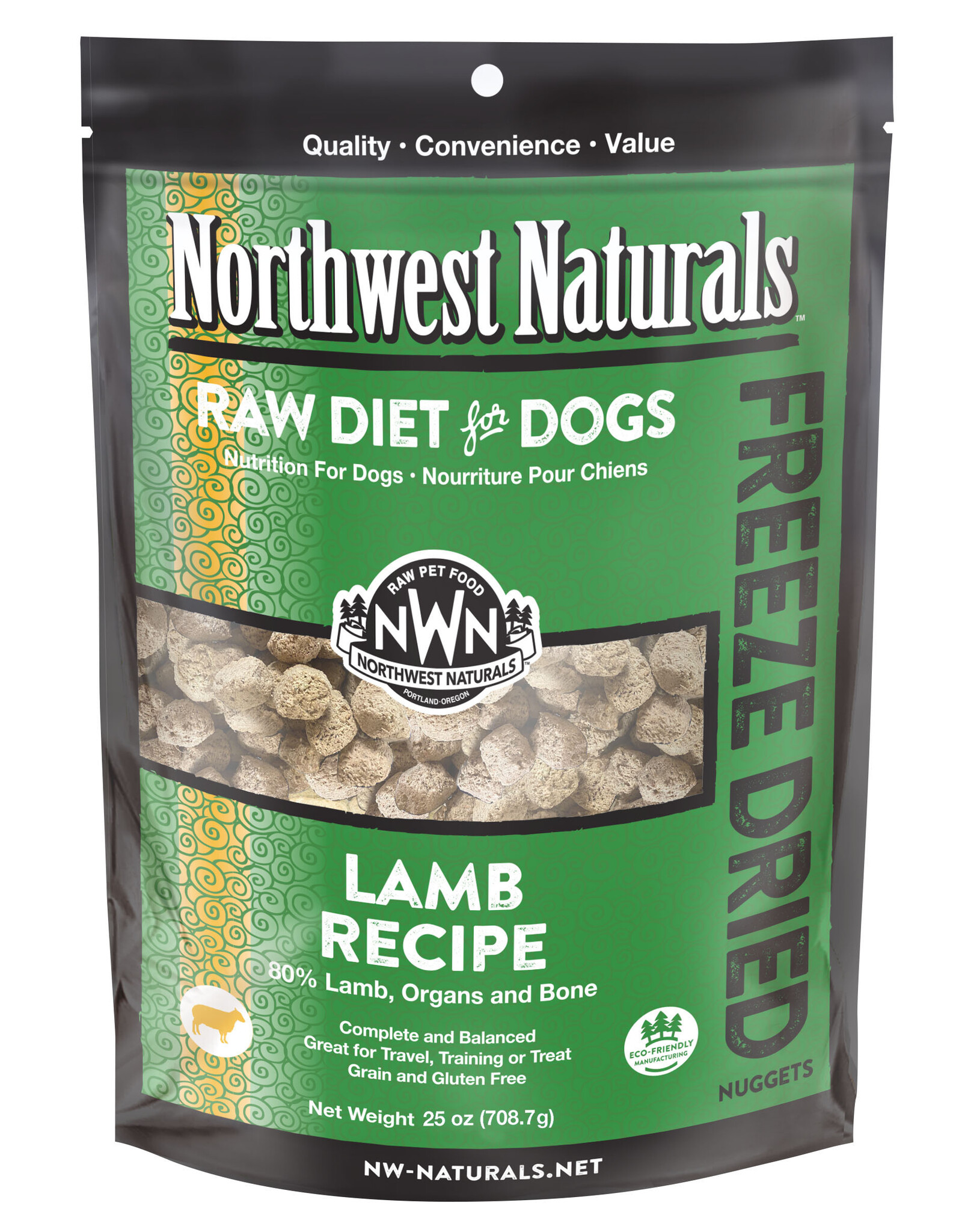 Northwest Naturals Northwest Naturals Raw Diet for Dogs Freeze Dried Nuggets Lamb Recipe