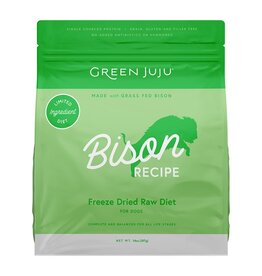 Green Juju Green Juju Bison Recipe Freeze Dried Raw Diet Dog Food 14oz