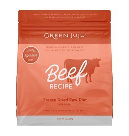 Green Juju Green Juju Beef Recipe Freeze Dried Raw Diet Dog Food 14oz