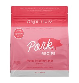 Green Juju Green Juju Pork Recipe Freeze Dried Raw Diet Dog Food 14oz