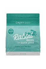 Green Juju Green Juju Rabbit Recipe w/Duck Liver Freeze Dried Raw Diet Dog Food 14oz
