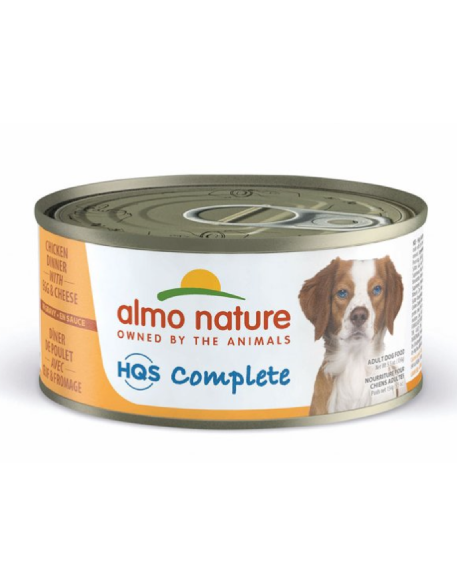 Almo Nature Almo Nature HQS Complete Chicken Dinner w/ Egg & Cheese Dog Food 5.5 Oz