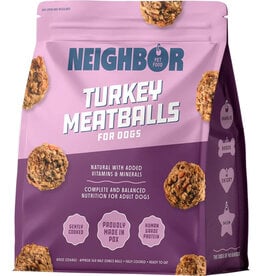 Neighbor Pet Food Neighbor Pet Food Gently Cooked Turkey Meatballs Dog Food 1.5lb