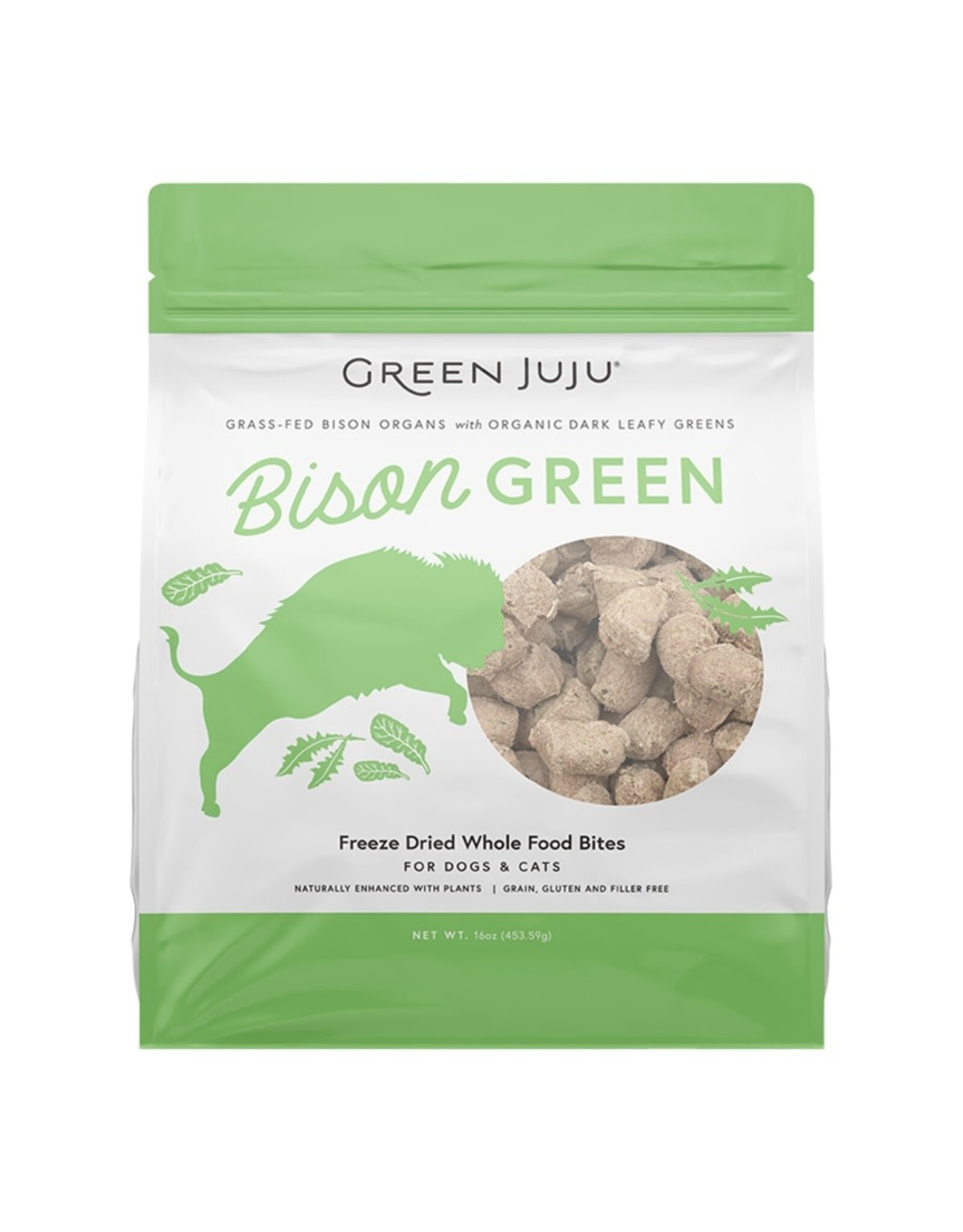 Green Juju Green Juju Bison Green Freeze Dried Whole Food Bites for Dogs & Cats
